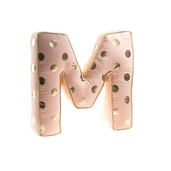 Buchstabenkissen, PRINCESS, Apricot