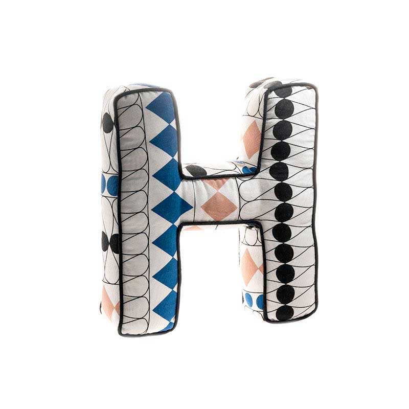 Buchstabenkissen SCANDI, Retro