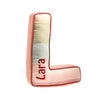 Buchstabenkissen STRIPES, Rose